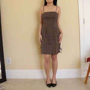 vintage Taboo plaid mini dress